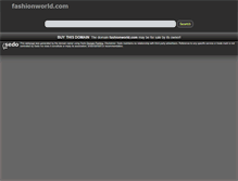 Tablet Screenshot of fashionworld.com
