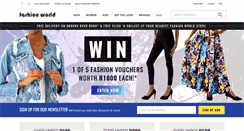 Desktop Screenshot of fashionworld.co.za